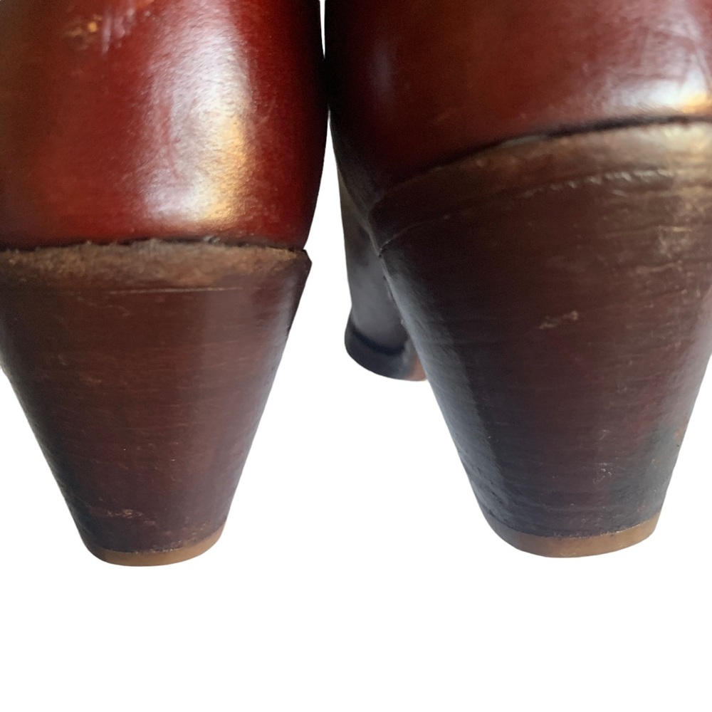 Frye Women's Brown Heeled Boots - Picture 6 of 13